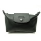 NEUF TROUSSE COSMETIQUE LONGCHAMP 34174987001 LE PLIAGE XTRA EN CUIR NOIR 180€