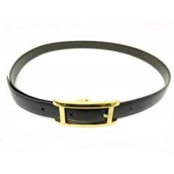 CEINTURE CARTIER TANK AMERICAINE EN CUIR REVERSIBLE NOIR ET MARRON 80 BELT 520€