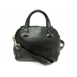 SAC A MAIN LANCEL 48 - 50 A07047 CUIR NOIR BANDOULIERE BLACK PURSE HAND BAG 490€