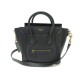 SAC A MAIN CELINE LUGGAGE NANO BANDOULIERE CABAS CUIR NOIR HAND BAG PURSE 2200€