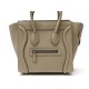 SAC A MAIN CELINE LUGGAGE MICRO EN CUIR GRAINE TAUPE POCHON HAND BAG PURSE 2600€