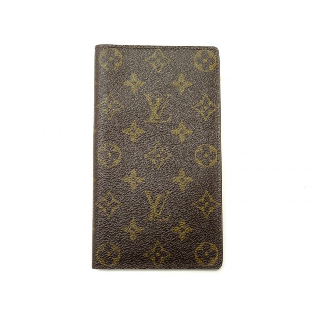 NEUF PORTE CHEQUIER LOUIS VUITTON TOILE MONOGRAM CANVAS CHECKBOOK HOLDER 420€