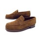 CHAUSSURES JM WESTON MOCASSINS 180 5.5E 39.5 LARGE 40 EN DAIM LOAFERS SHOES 770€