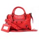 SAC A MAIN BALENCIAGA MINI CITY 300295 EN CUIR ROUGE BANDOULIERE HAND BAG 1500€