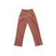 NEUF PANTALON HERMES A PINCES 26532000 40 S EN COTON BRIQUE NEW TROUSERS 750€