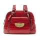 SAC A MAIN LANCEL ADJANI PORTE EPAULE CUIR FACON CROCO ROUGE HAND BAG 1250€