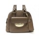 SAC A MAIN LANCEL ADJANI GM SACS A MAIN PORTE EPAULE CUIR GRAINE TAUPE BAG 1250€