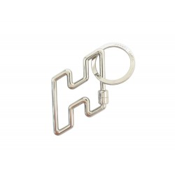 PORTE CLES HERMES H TOO SPEED H077245FJ00 EN METAL ARGENTE + SAC KEY HOLDER 250€