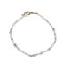 NEUF COLLIER CHANEL RAS DU COU PERLES PIERRES LOGO CC 43CM BOITE NECKLACE 1030€