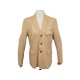 VESTE RALPH LAUREN BLAZER EQUITATION CUIR AGNEAU BEIGE 38 M LEATHER JACKET 3500€