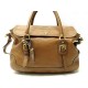 SAC MAIN PRADA A RABAT PORTE EPAULE EN CUIR GRAINE CAMEL LEATHER HAND BAG 2600€