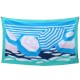 NEUF FOULARD HERMES PAREO PLAGE EN COTON BLEU NEW COTTON BEACH SCARF 490€