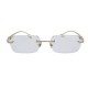 MONTURE LUNETTES CARTIER PANTHERE T8101036 PLAQUE OR GOLDEN PLATED GLASSES 1000€