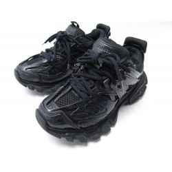 CHAUSSURES BALENCIAGA SNEAKERS TRACK 542536 BASKETS 37 EN NYLON NOIR SHOES 875€