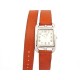 MONTRE HERMES CAPE COD PM CC1.210 31 MM QUARTZ DOUBLE TOUR EN CUIR WATCH 2700€