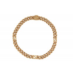 COLLIER GUCCI INTERLOCKING 700065 36CM EN METAL DORE GOLD STEEL NECKLACE 850€