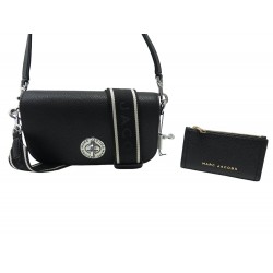 NEUF LOT MARC JACOBS SAC THE TURN LOCK + PORTEFEUILLE NEW HAND BAG WALLET 605€