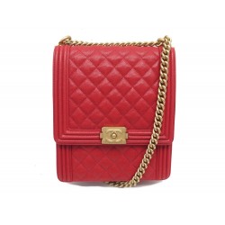 NEUF SAC A MAIN CHANEL NORTH-SOUTH BOY CUIR CAVIAR AS0132 BANDOULIERE BAG 6500€