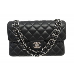 SAC A MAIN CHANEL CLASSIQUE PETIT PM TIMELESS A01113 EN CUIR NOIR HAND BAG 9900€