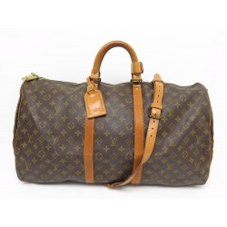 NEUF SAC DE VOYAGE LOUIS VUITTON KEEPALL 55 BANDOULIERE TOILE MONOGRAM BAG 2200€