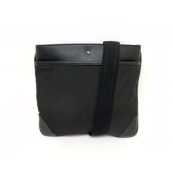 NEUF SACOCHE MONTBLANC SARTORIAL JET ENVELOPE MB116798 NOIR BANDOULIERE BAG 465€