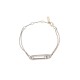 NEUF BRACELET MESSIKA MOVE CLASSIQUE PAVE DOUBLE CHAINE 14-18 OR BLANC 18K 4780€