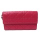 NEUF PORTEFEUILLE CHRISTIAN DIOR CONTINENTAL LADY S0264PCAL EN CUIR WALLET 780€