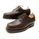 CHAUSSURES JM WESTON 131 DERBY GOLF 6E 40 40.5 EN CUIR GRAINE MARRON SHOES 870€