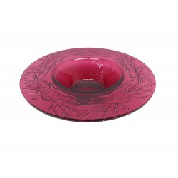 NEUF COUPE LALIQUE A FRUITS BAIES ROUGES 10329900 EN CRISTAL ROUGE CRYSTAL 5500€