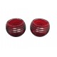 NEUF BOUGEOIRS BACCARAT PHOTOPHORE EYE 28106397 EN CRISTAL ROUGE CANDLES 520€