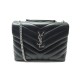 NEUF SAC A MAIN YVES SAINT LAURENT LOULOU SMALL 494699 NOIR MATELASSE BAG 2100€