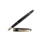 STYLO PLUME MONTBLANC MEISTERSTUCK CLASSIQUE DORE 132464 NOIR FOUNTAIN PEN 640€