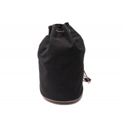 NEUF SAC A DOS HERMES MATELOT MARCEL EN TOILE NOIRE BLACK CANVAS BACKPACK BAG