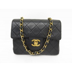 VINTAGE SAC A MAIN CHANEL TIMELESS MINI SQUARE EN CUIR BANDOULIERE HANDBAG 4750€