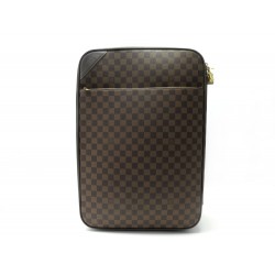 VALISE LOUIS VUITTON PEGASE 50 EN TOILE DAMIER EBENE BROWN CANVAS TROLLEY 2800€