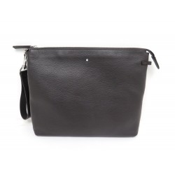 NEUF POCHETTE MONTBLANC MEISTERSTUCK SOFT GRAIN 114458 NEW POUCH HAND BAG 480€