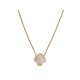 NEUF COLLIER VAN CLEEF & ARPELS PENDENTIF PURE ALHAMBRA OR JAUNE 18K NACRE 4000€