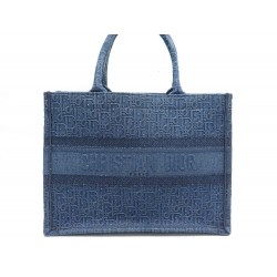 SAC A MAIN CHRISTIAN DIOR BOOK TOTE M TOILE JACQUARD DENIM M1296ZEGC BAG 2700€