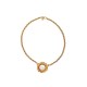 VINTAGE COLLIER CHANEL 42 CM EN PERLE ET METAL DORE PEARL GOLDEN NECKLACE 950€