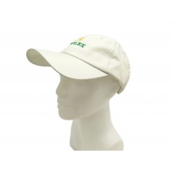 NEUF CASQUETTE ROLEX ROLAND GARROS MICRO FIBRE BLANC ET VERT WHITE NEW GREEN CAP