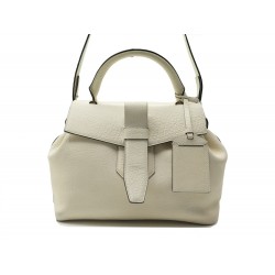 SAC A MAIN LANCEL A06838 EN CUIR DE BUFFLE ALBATRE 