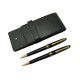 PARURE MONTBLANC MEISTERSTUCK BILLE & PORTE MINES CLASSIQUE DORE SET PEN 1120€