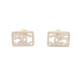 NEUF BOUCLES D'OREILLES CHANEL LOGO CC STRASS ET NUMERO 5 EN METAL EARRINGS 700€