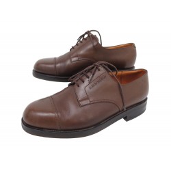 CHAUSSURES JM WESTON 541 7.5E 41.5 DERBY BOUT DROIT EN CUIR MARRON SHOES 805€