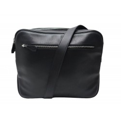 SACOCHE HERMES EN CUIR SWIFT NOIR BANDOULIERE BLACK LEATHER MESSENGER BAG 6000€