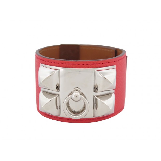 NEUF BRACELET HERMES COLLIER DE CHIEN MEDOR CDC 19-22 CM CUIR SWIFT STRAP 1250€