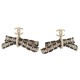 NEUF BOUCLES D'OREILLES CHANEL PENDANTES LOGO CC & NOEUD ENTRELACE EARRINGS 850€