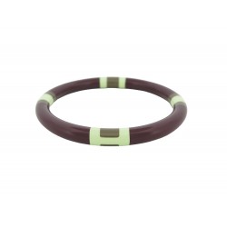 NEUF BRACELET HERMES JONC H EQUIPE PM H057088FL 25 BOIS LAQUE NEW LACQUER BANGLE