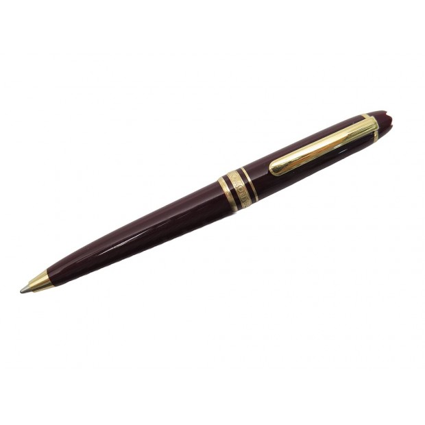 STYLO BILLE MONTBLANC MEISTERSTUCK MOZART PM RESINE BORDEAUX BALLPOINT PEN 400€