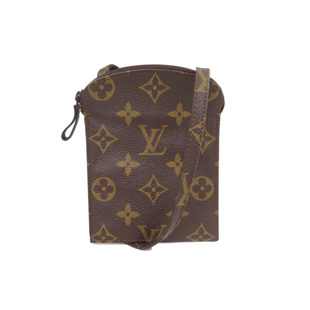 VINTAGE POCHETTE SECRET LOUIS VUITTON TOILE MONOGRAM PORTE MONNAIE BANDOULIERE